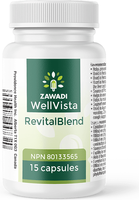 WellVista RevitalBlend bottle